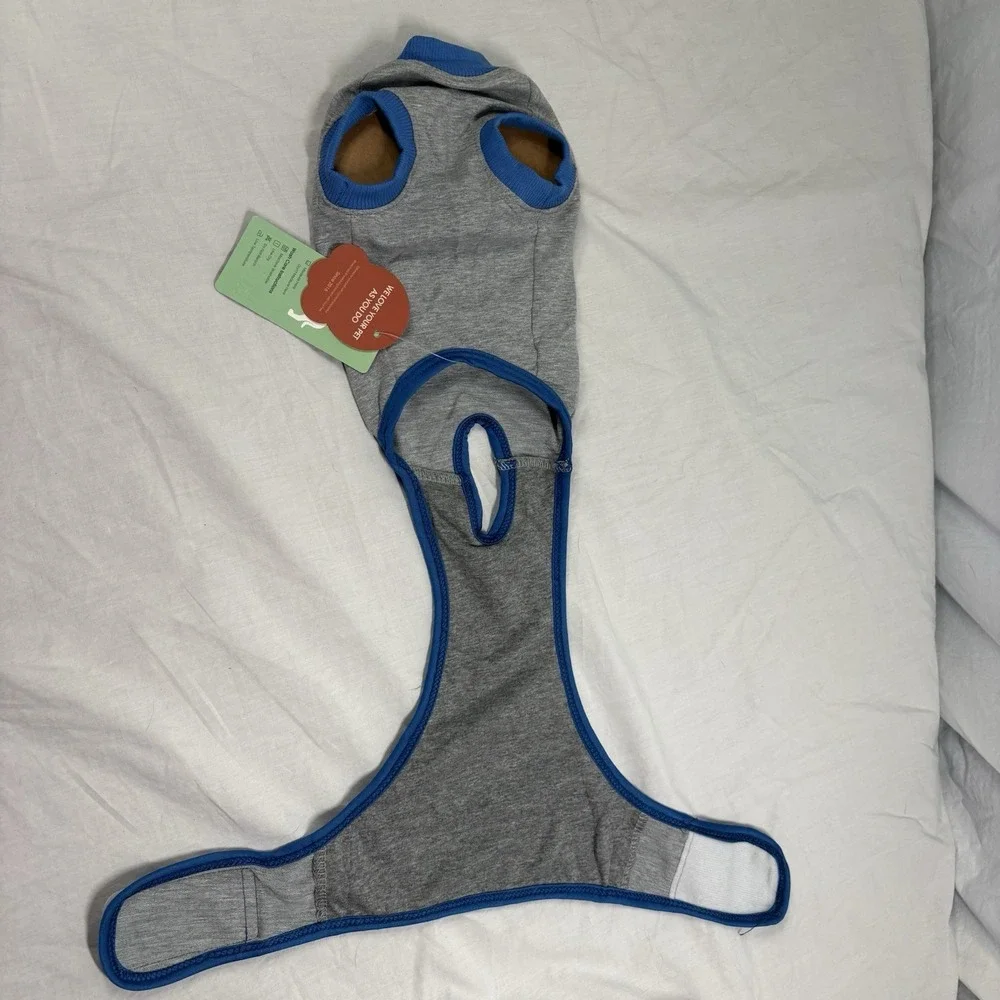 Dogs Cats After Surgery Pet Recovery Shirt Abdominal Wounds Substitute E-Collar